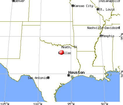 Heath, Texas map