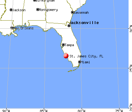 St. James City, Florida map