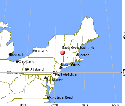 East Greenbush, New York map