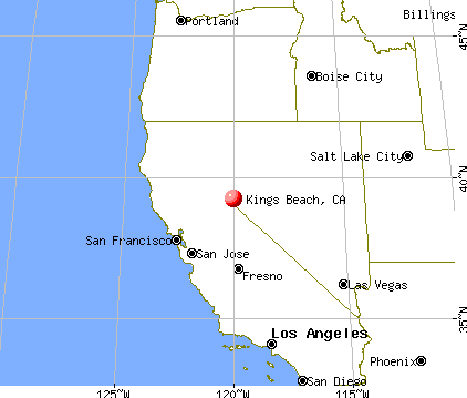 Kings Beach, California map