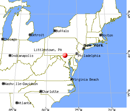 Littlestown, Pennsylvania map