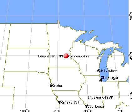 Deephaven, Minnesota map