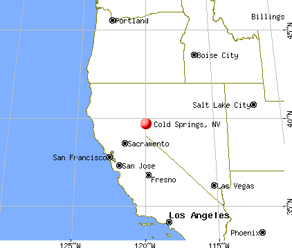 Cold Springs, Nevada map