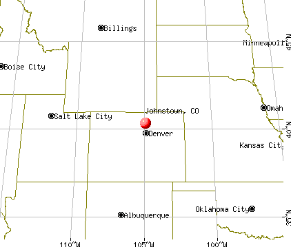Johnstown, Colorado map