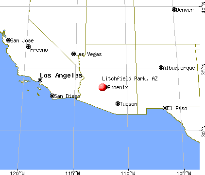 Litchfield Park, Arizona map