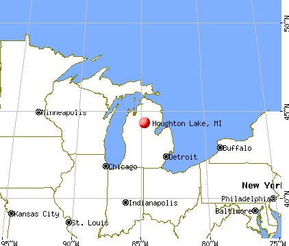 Houghton mi map