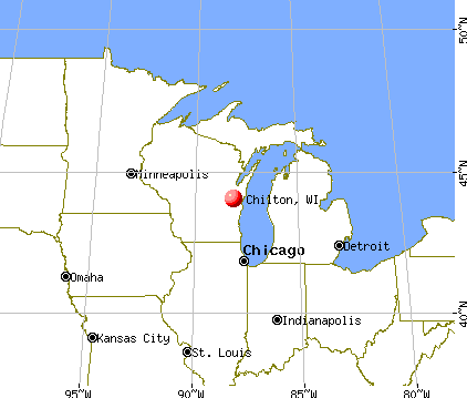 Chilton, Wisconsin map