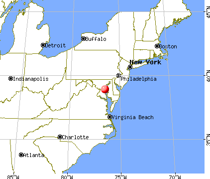 Selby-on-the-Bay, Maryland map