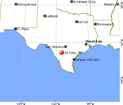 Dilley, Texas map