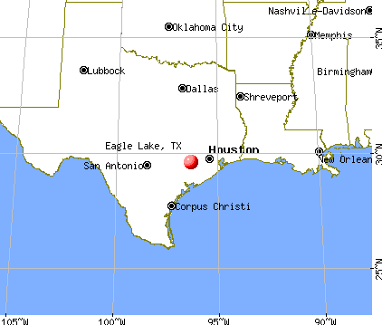 Eagle Lake, Texas map