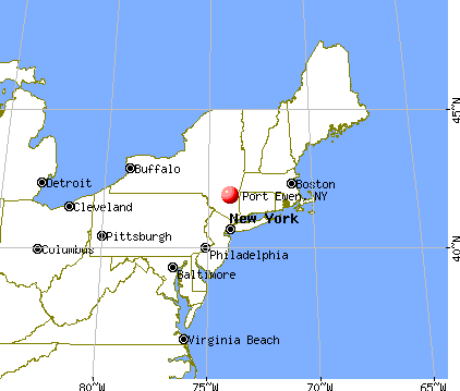 Port Ewen, New York map