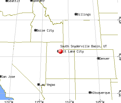 South Snyderville Basin, Utah map