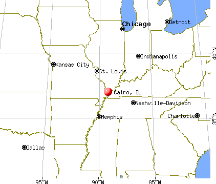 Cairo, Illinois map