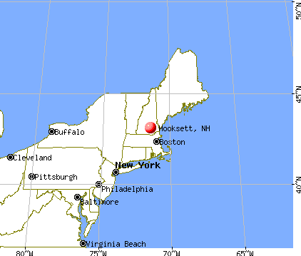 Hooksett, New Hampshire map