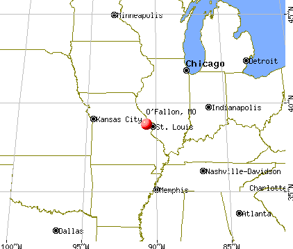O'Fallon, Missouri map