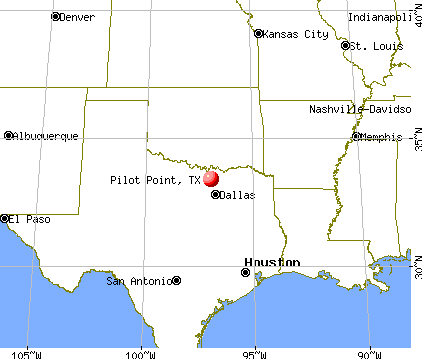 Pilot Point, Texas map