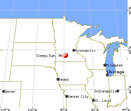 Sleepy Eye, Minnesota map