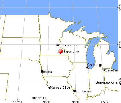 Byron, Minnesota map