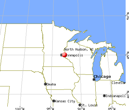 North Hudson, Wisconsin map