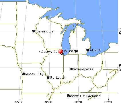Kildeer, Illinois map