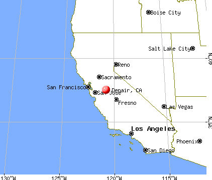 Denair, California map