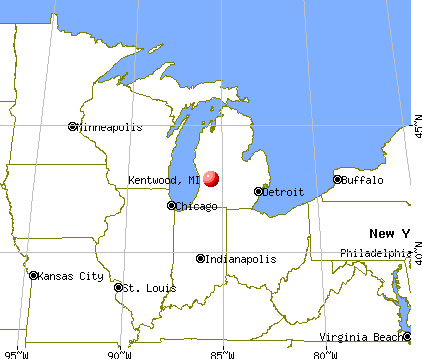 Kentwood, Michigan map