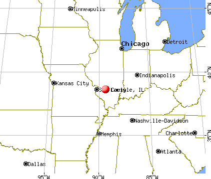 Carlyle, Illinois map