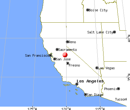 Groveland-Big Oak Flat, California map