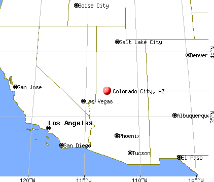 Colorado City, Arizona map