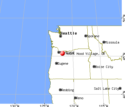 Mount Hood Village, Oregon map