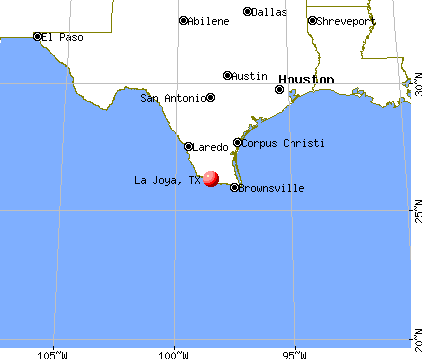 La Joya, Texas map