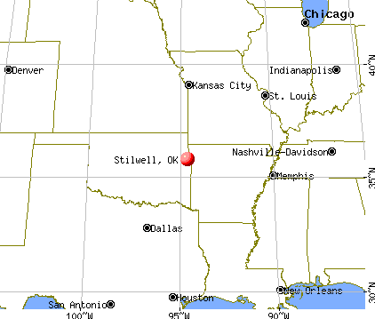 Stilwell, Oklahoma map