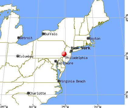 Brittany Farms-Highlands, Pennsylvania map