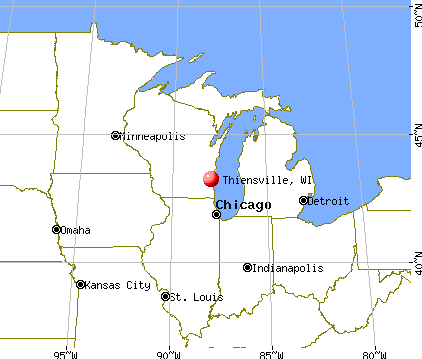 Thiensville, Wisconsin map