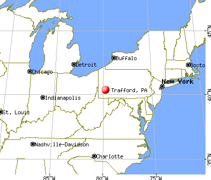 Trafford, Pennsylvania map