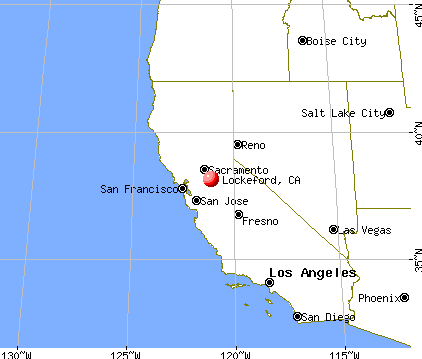 Lockeford, California map