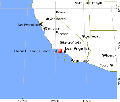 Channel Islands Beach, California map