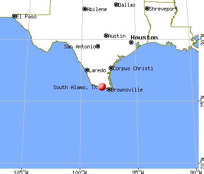 South Alamo, Texas map