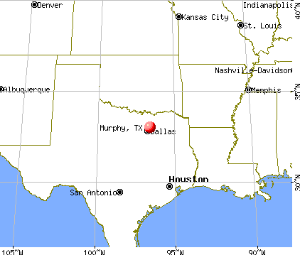 Murphy, Texas map
