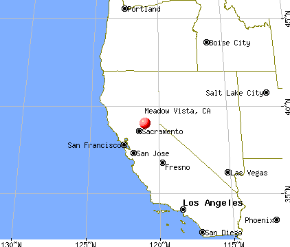 Meadow Vista, California map