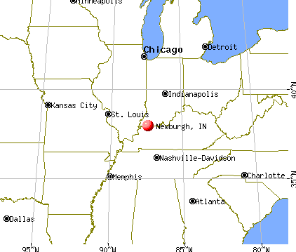 Newburgh, Indiana map