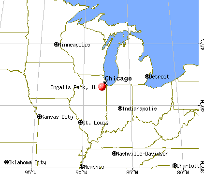 Ingalls Park, Illinois map