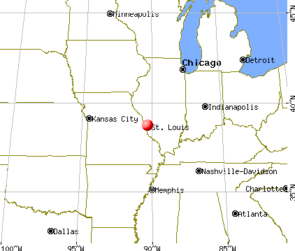 Bel-Ridge, Missouri map