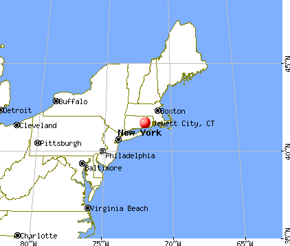 Jewett City, Connecticut map