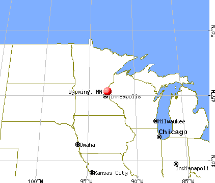 Wyoming, Minnesota map
