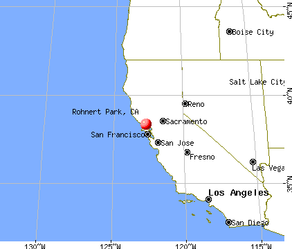 Rohnert Park, California map