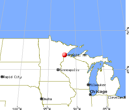 Arnold, Minnesota map