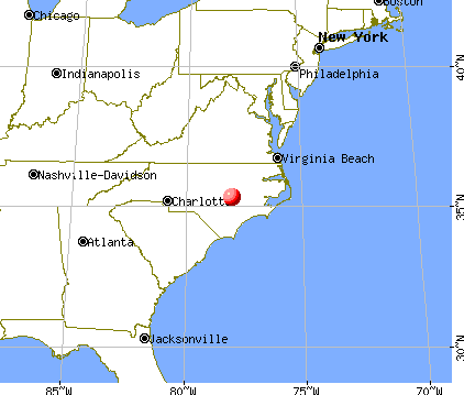 Mar-Mac, North Carolina map