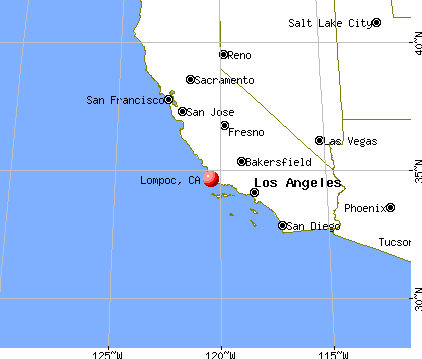 Lompoc, California map