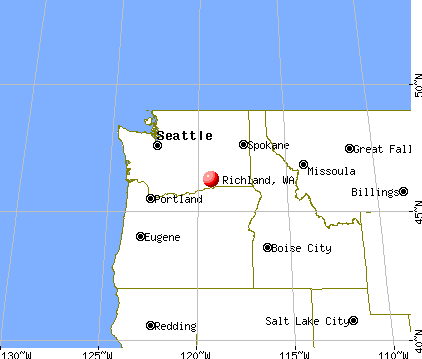Richland, Washington map
